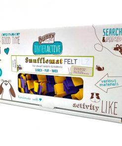 Bunny Interactive Snufflemat in feltro Viola/Giallo